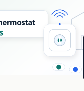 Smart thermostat with mobile app interface